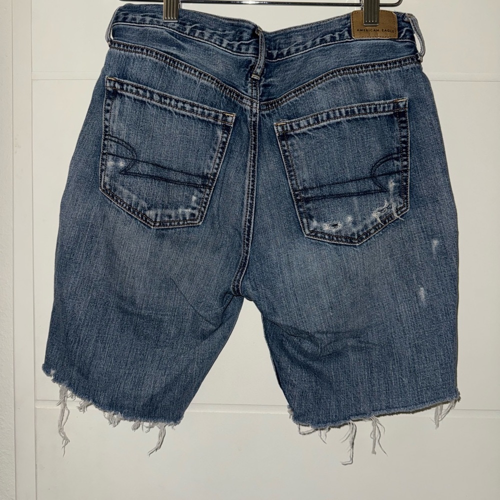American Eagle Outfitters Distressed Jean Shorts - Picture 7 of 9